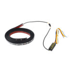 GloboStar® 81736 Car Backlit LED Strip Εύκαμπτη Ταινία 240cm Σήμανσης DRL Αυτοκινήτου με Ασύρματο Χειριστήριο IR LED SMD 5050 14W DC 9-30V Αδιάβροχη IP65 RGB - 2 Χρόνια Εγγύηση - Image 4