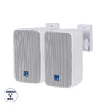 GLOBOSTAR® FDB ES104WT 98001 Επιτοίχιο Παθητικό Ηχείο Εγκαταστάσεων με Μετασχηματιστή 100V & 16Ω - 80W RMS (160W Peak) - 1 x 4" Inches LF & 1 x 0.8" Inches HF - Αδιάβροχο IP46 - Λευκό - Μ14 x Π17 x Υ23cm - Σετ 2 Τεμαχίων - 2 Χρόνια Εγγύηση - Image 2
