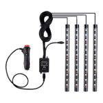 GloboStar® 81842 Car Underglow LED Tube Kit - Κρυφός Φωτισμός Αυτοκινήτου DC 12V 20W με Χειριστήριο Αδιάβροχο IP68 Πολύχρωμο RGB - Image 3