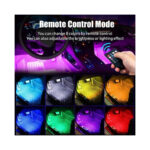 GloboStar® 81842 Car Underglow LED Tube Kit - Κρυφός Φωτισμός Αυτοκινήτου DC 12V 20W με Χειριστήριο Αδιάβροχο IP68 Πολύχρωμο RGB - Image 4