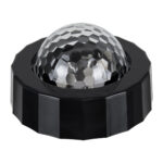 GloboStar® 81844 Φορητό Διακοσμητικό Φωτιστικό Ειδικών Φωτορυθμικών Εφέ PARTY Disco LED 3W DC 5V 300mAh Επαναφορτιζόμενο - Sound Activated - Καλώδιο Τροφοδοσίας USB - Βάση με Μαγνήτη - Πολύχρωμo RGB IP20 Μ7.5 x Π7.5 x Υ4.5cm - Image 3