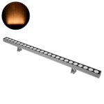 GLOBOSTAR® WASHERJAVIA 90554 Μπάρα Φωτισμού Wall Washer LED 48W 5040lm 5° DC 24V Αδιάβροχο IP67 Ultra Θερμό Λευκό 2200K Dimmable - Bridgelux SMD Chip - Γκρι Ανθρακί - Μ100 x Π5.2 x Υ3.6cm - 3 Χρόνια Εγγύηση - Image 2