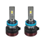 GloboStar® 82084 H8 HL Line KIT Βασικού Φωτισμού Αυτοκινήτου & Φορτηγού 3rd Generation Can-Bus Extreme Series LED CREE CXB COB 60W/120W 10000lm/20000lm DC 12V Αδιάβροχο IP67 Ψυχρό Λευκό 6000K