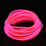 GloboStar® 82203 TUBE 360° Degree Διακοσμητική EL-Wire Neon Αυτοκινήτου Κορδόνι ΣΕΤ 3m 1W/3m 30lm/m 360° DC 12V με Βύσμα Αναπτήρα Αυτοκινήτου Αδιάβροχη IP68 Φούξια - Image 5
