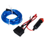 GloboStar® 82205 TUBE 360° Degree Διακοσμητική EL-Wire Neon Αυτοκινήτου Κορδόνι ΣΕΤ 3m 1W/3m 30lm/m 360° DC 12V με Βύσμα Αναπτήρα Αυτοκινήτου Αδιάβροχη IP68 Μπλε - Image 3