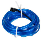 GloboStar® 82205 TUBE 360° Degree Διακοσμητική EL-Wire Neon Αυτοκινήτου Κορδόνι ΣΕΤ 3m 1W/3m 30lm/m 360° DC 12V με Βύσμα Αναπτήρα Αυτοκινήτου Αδιάβροχη IP68 Μπλε - Image 4