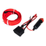GloboStar® 82206 TUBE 360° Degree Διακοσμητική EL-Wire Neon Αυτοκινήτου Κορδόνι ΣΕΤ 3m 1W/3m 30lm/m 360° DC 12V με Βύσμα Αναπτήρα Αυτοκινήτου Αδιάβροχη IP68 Κόκκινο - Image 3