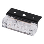 GloboStar® 85004 PRO Series ΣΕΤ 2 x Μπάρες Σήμανσης Οχήματος Ασθενοφόρου για Αυτοκίνητα & Φορτηγά 3 Προγραμμάτων Φωτισμού STROBE LED HIGH POWER 6W DC 10-30V Αδιάβροχο IP65 Ψυχρό Λευκό 6000K - Image 4