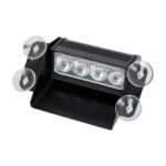 GloboStar® 85103 PRO Series Μπάρα Σήμανσης με Βεντούζες Στήριξης για Παρμπρίζ Οχήματος Οδικής Βοήθείας για Αυτοκίνητα & Φορτηγά 9 Προγραμμάτων Φωτισμού STROBE LED SMD 4W DC 10-30V IP20 Πορτοκαλί - Image 3