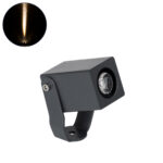 GLOBOSTAR® TREEMARO 90472 Φωτιστικό Σποτ για Φυτά - Δέντρα LED 3W 330lm 8° DC 24V Αδιάβροχο IP67 Θερμό Λευκό 2700K Dimmable - Bridgelux SMD Chip - Γκρι Ανθρακί - Μ3.5 x Π6.4 x Υ10cm - 3 Χρόνια Εγγύηση - Image 2