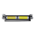 GloboStar® 85116 PRO Series Μπάρα Σήμανσης με Βεντούζες για Παρμπρίζ Οχήματος Ασθενοφόρου για Αυτοκίνητα & Φορτηγά 13 Προγραμμάτων Φωτισμού LED CREE CXB COB 18W DC 10-30V IP20 Ψυχρό Λευκό 6000K - Image 4