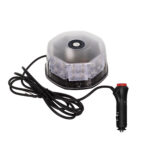 GloboStar® 85162 PRO Series Φάρος Σήμανσης Οχήματος Πυροσβεστικής για Αυτοκίνητα & Φορτηγά 6 Προγραμμάτων Φωτισμού STROBE LED 40W DC 10-30V Αδιάβροχος IP65 Κόκκινο - Image 6