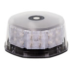 GloboStar® 85165 PRO Series Φάρος Σήμανσης Οχήματος Οδικής Βοήθείας για Αυτοκίνητα & Φορτηγά 6 Προγραμμάτων Φωτισμού STROBE LED 40W DC 10-30V Αδιάβροχος IP65 Πορτοκαλί - Image 3