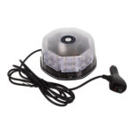 GloboStar® 85165 PRO Series Φάρος Σήμανσης Οχήματος Οδικής Βοήθείας για Αυτοκίνητα & Φορτηγά 6 Προγραμμάτων Φωτισμού STROBE LED 40W DC 10-30V Αδιάβροχος IP65 Πορτοκαλί - Image 6