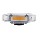 GloboStar® 85177 PRO Series Φάρος Σήμανσης Οχήματος Οδικής Βοήθείας για Αυτοκίνητα & Φορτηγά 6 Προγραμμάτων Φωτισμού STROBE LED COB 60W DC 10-30V Αδιάβροχος IP66 Πορτοκαλί - Image 5