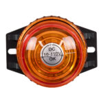 GloboStar® 85195 PRO Series Φάρος Ασφαλείας για Περονοφόρα - Κλαρκ - Αυτοκίνητα & Φορτηγά STROBE LED SMD 5730 40W DC 10-110V Αδιάβροχος IP65 Πορτοκαλί - Image 4