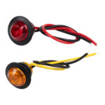 GloboStar® 85308 Πακέτο 10 Τεμάχια Φώτα Όγκου για Φορτηγά BULLET PIN LED SMD 5730 1W / Τεμ. 100lm DC 24V Αδιάβροχα IP65 5x Κόκκινα - 5x Πορτοκαλί - Image 5
