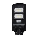 GLOBOSTAR® STREETB 85342 Φωτιστικό Δρόμου LED 60W 3000lm 120° DC 5V με Ενσωματωμένο Φωτοβολταϊκό Panel 6V 9W & Επαναφορτιζόμενη Μπαταρία Li-ion 3.2V 9000mAh με Αισθητήρα Κίνησης-Ημέρας-Νύχτας Αδιάβροχο IP65 Ψυχρό Λευκό 6000K - Μαύρο - Μ22 x Π50 x Υ6cm - 2 Χρόνια Εγγύηση - Image 3