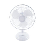 GloboStar® SOLARI-FAN 85354 Solar Fan Αυτόνομος Ηλιακός Επιτραπέζιος Ανεμιστήρας 25W 2 Λειτουργιών Ρεύματος με AC 220-240V ή με Φωτοβολταϊκό Panel 9V 12W & Επαναφορτιζόμενη Μπαταρία Li-ion 7.4V 4400mAh - 3 Ταχύτητες - IP20 - Μ24 x Π36 x Υ49cm - Λευκό - 2 Years Warranty - Image 4