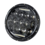 GloboStar® 85417 Σετ 2 x Φανάρια JEEP WRANGLER 7'' Ιντσών Βασικού Φωτισμού H/L με Ring Light DRL & Φλας LED CREE CXB COB 75W 12000lm DC 10-30V Αδιάβροχα IP67 Ψυχρό Λευκό 6000K - Image 3