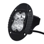 GloboStar® 85444 PRO Series Χωνευτός Προβολέας Εργασίας - Φώτα Ημέρας - Working Light - DRL για Αυτοκίνητα & Φορτηγά LED CREE XBD 20W 2000lm DC 10-30V Αδιάβροχο IP65 Ψυχρό Λευκό 6000K & RGB - Image 4