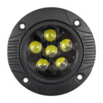GloboStar® 85445 PRO Series Χωνευτός Προβολέας Εργασίας - Φώτα Ημέρας - Working Light - DRL για Αυτοκίνητα & Φορτηγά LED CREE XBD 24W 2400lm DC 10-30V Αδιάβροχο IP65 Ψυχρό Λευκό 6000K - Image 3