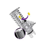 GloboStar® 85620 H4 Λάμπα Βασικού Φωτισμού Μοτοσυκλέτας LED CREE CXB COB 15W 1600lm DC 9-32V Αδιάβροχη IP65 Ψυχρό Λευκό 6000K - Image 6