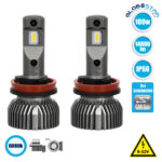 GloboStar® 85647 H16 E30 Line KIT Βασικού Φωτισμού Αυτοκινήτου & Φορτηγού 3nd Generation Can-Bus Series LED CREE CXB 100W 14000lm DC 9-32V Αδιάβροχο IP66 Ψυχρό Λευκό 6000K