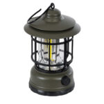 GloboStar® 85693 Αυτόνομο Επαναφορτιζόμενο Φανάρι Camping LED 5W USB 2.0 με Επαναφορτιζόμενη Μπαταρία 1 x 18650 2000mAh Li-ion - IP20 - Dimmable - Πράσινο Χακί με Διάφανο Γυαλί - Θερμό Λευκό 3000K Φ12 x Υ17cm - Image 3