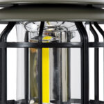 GloboStar® 85693 Αυτόνομο Επαναφορτιζόμενο Φανάρι Camping LED 5W USB 2.0 με Επαναφορτιζόμενη Μπαταρία 1 x 18650 2000mAh Li-ion - IP20 - Dimmable - Πράσινο Χακί με Διάφανο Γυαλί - Θερμό Λευκό 3000K Φ12 x Υ17cm - Image 5