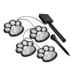 85700 Διακοσμητική Γιρλάντα Anime Footprints 2.5 Μέτρων με Controller 8 Προγραμμάτων Φωτισμού - 4 LED 1W με Ενσωματωμένη Μπαταρία 600mAh - Φωτοβολταϊκό Πάνελ - Αισθητήρα Ημέρας-Νύχτας - Βάση Κήπου & Μαύρο Καλώδιο Αδιάβροχη IP65 Πολύχρωμη RGB Μ2 - Image 3