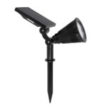 GloboStar® 85710 Μαύρο Προβολάκι Σποτ Κήπου Πλαστικό Καρφωτό LED HIGH POWER 8W 800lm με Ενσωματωμένη Μπαταρία 2200mAh - Φωτοβολταϊκό Πάνελ με Αισθητήρα Ημέρας-Νύχτας Αδιάβροχo IP67 Ψυχρό Λευκό 6000K - Image 5