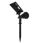 GloboStar® 85710 Μαύρο Προβολάκι Σποτ Κήπου Πλαστικό Καρφωτό LED HIGH POWER 8W 800lm με Ενσωματωμένη Μπαταρία 2200mAh - Φωτοβολταϊκό Πάνελ με Αισθητήρα Ημέρας-Νύχτας Αδιάβροχo IP67 Ψυχρό Λευκό 6000K - Image 6