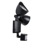 GloboStar® 85712 Μαύρο Αυτόνομο Ηλιακό Φωτιστικό LED SMD 10W 150lm με Ενσωματωμένη Μπαταρία 1200mAh - Φωτοβολταϊκό Πάνελ με Αισθητήρα Ημέρας-Νύχτας και PIR Αισθητήρα Κίνησης Αδιάβροχο IP54 Ψυχρό Λευκό 6000K - Image 6