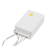 85800 Διακοσμητική Κουρτίνα 3 x 2 Μέτρα με Controller 8 Προγραμμάτων Φωτισμού - Επεκτεινόμενη 240 LED 6W AC 230V με Διάφανο Καλώδιο & Πρίζα Schuko IP20 Θερμό Λευκό 3000K Μ3 x Υ2m - Image 5