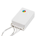 85802 Διακοσμητική Κουρτίνα 3 x 2 Μέτρα με Controller 8 Προγραμμάτων Φωτισμού - Επεκτεινόμενη 240 LED 6W AC 230V με Διάφανο Καλώδιο & EU Πρίζα IP20 Πολύχρωμο RGB Μ3 x Υ2m - Image 5