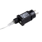 85803 Διακοσμητική Κουρτίνα 3 x 3 Μέτρα με Controller 8 Προγραμμάτων Φωτισμού - Επεκτεινόμενη 300 LED 8W AC 230V με Διάφανο Καλώδιο & Πρίζα Schuko Αδιάβροχη IP67 Θερμό Λευκό 3000K Μ3 x Υ3m - Image 5