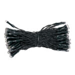 85808 Διακοσμητική Γιρλάντα 10 Μέτρων με Controller 8 Προγραμμάτων Φωτισμού - 100 LED 4W με Ενσωματωμένη Μπαταρία 600mAh - Φωτοβολταϊκό Πάνελ - Αισθητήρα Ημέρας-Νύχτας - Βάση Κήπου & Σκούρο Πράσινο Καλώδιο Αδιάβροχη IP65 Ψυχρό Λευκό 6000K Μ10m - Image 4