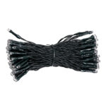 85809 Διακοσμητική Γιρλάντα 10 Μέτρων με Controller 8 Προγραμμάτων Φωτισμού - 100 LED 4W με Ενσωματωμένη Μπαταρία 600mAh - Φωτοβολταϊκό Πάνελ - Αισθητήρα Ημέρας-Νύχτας - Βάση Κήπου & Σκούρο Πράσινο Καλώδιο Αδιάβροχη IP65 Πολύχρωμη RGB Μ10m - Image 4