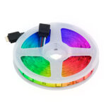 GLOBOSTAR® CHROMAWAVE 85813 Σετ Ταινίας με Τροφοδοτικό με IR Ασύρματο Χειριστήριο & Λειτουργία μέσω WiFi APP LED 72W 4320lm 120° AC 220-240V IP20 600 x SMD5050 Chip Πολύχρωμο RGB Dimmable - Sanan SMD Chip - Μ1000 x Π1 x Υ0.3cm - Δύο Ρολά 5 Μέτρων - 2 Χρόνια Εγγύηση - Image 3