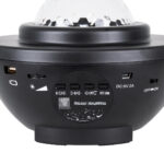 GloboStar® 85817 Μαύρο Επιτραπέζιο Διακοσμητικό Φωτιστικό Ειδικών Εφε NIGHT GALAXY WORLD 3D LED 10W DC 5V 2200mAh Επαναφορτιζόμενο με Bluetooth Speaker - Sound Activated - Καλώδιο Τροφοδοσίας USB και Ασύρματο Χειριστήριο RF 2.4Ghz Πολύχρωμo RGBW Dimmable - Image 6