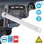 GloboStar® 85822 Φωτιστικό Καμπίνας - Cabinet Light 30CM - LED SMD 2835 10W 1000lm DC 12-85V με Κόλλα Διπλής Όψης 3M - Διακόπτη On/Off - Ψυχρό Λευκό 6000K