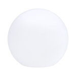 GLOBOSTAR® GARDENGLOW 85824 Μοντέρνο Φωτιστικό Κήπου Μπάλα με IR Ασύρματο Χειριστήριο LED 5W 250lm 360° DC 5V με USB-C με Επαναφορτιζόμενη Μπαταρία Li-ion 3.7V 2x18650 1400mAh Αδιάβροχο IP54 Πολύχρωμο RGBW Dimmable - Sanan SMD Chip - Γαλακτερό Λευκό - Μ24 x Π24 x Υ24cm - 2 Χρόνια Εγγύηση - Image 3