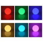 GloboStar® GARDENGLOW  85825 Μοντέρνο Φωτιστικό Κήπου Μπάλα LED Globe 10W Φ40 Επαναφορτιζόμενο Μπαταρίας με Καλώδιο USB - Φορτιστή και Ασύρματο Χειριστήριο IR Αδιάβροχο IP65 Πολύχρωμο RGBW - Image 6