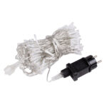 85826 Διακοσμητική Κουρτίνα 3 x 3 Μέτρα με Controller 8 Προγραμμάτων Εναλλαγών Φωτισμού - Επεκτεινόμενη 300 LED 3.6W AC 230V με Διάφανο Καλώδιο & Πρίζα Schuko Αδιάβροχη IP44 Θερμό Λευκό 2700K Μ3 x Υ3m - Image 3