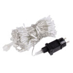 85828 Διακοσμητική Κουρτίνα 3 x 3 Μέτρα με Controller 8 Προγραμμάτων Εναλλαγών Φωτισμού - Επεκτεινόμενη 300 LED 3.6W AC 230V με Διάφανο Καλώδιο & Πρίζα Schuko Αδιάβροχη IP44 Ψυχρό Λευκό 6000K Μ3 x Υ3m - Image 3