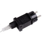 85831 Διακοσμητική Κουρτίνα 6 x 3 Μέτρα με Controller 8 Προγραμμάτων Εναλλαγών Φωτισμού - Επεκτεινόμενη 600 LED 6W AC 230V με Διάφανο Καλώδιο & Πρίζα Schuko Αδιάβροχη IP44 Ψυχρό Λευκό 6000K Μ6 x Υ3m - Image 4