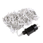 85839 Διακοσμητική Γιρλάντα 33 Μέτρα με Controller 8 Προγραμμάτων Εναλλαγών Φωτισμού - Επεκτεινόμενη 300 LED 3.6W AC 230V με Διάφανο Καλώδιο & Πρίζα Schuko Αδιάβροχη IP44 Θερμό Λευκό 3000K Μ33m - Image 3