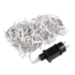 85840 Διακοσμητική Γιρλάντα 33 Μέτρα με Controller 8 Προγραμμάτων Εναλλαγών Φωτισμού - Επεκτεινόμενη 300 LED 3.6W AC 230V με Διάφανο Καλώδιο & Πρίζα Schuko Αδιάβροχη IP44 Ψυχρό Λευκό 6000K Μ33m - Image 3