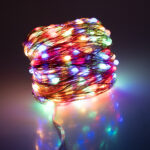85847 Διακοσμητική Γιρλάντα 32 Μέτρα με Controller 8 Προγραμμάτων Εναλλαγών Φωτισμού - 300 LED 3.6W AC 230V με Χάλκινο Καλώδιο & Πρίζα Schuko Αδιάβροχη IP44 RGB Μ32m - Image 5